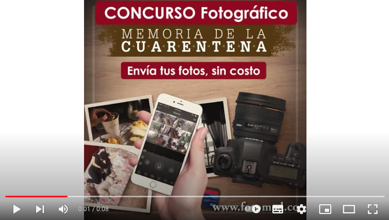 Video promocional Concurso Fotográfico